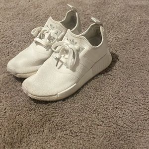 White Adidas NMDs
